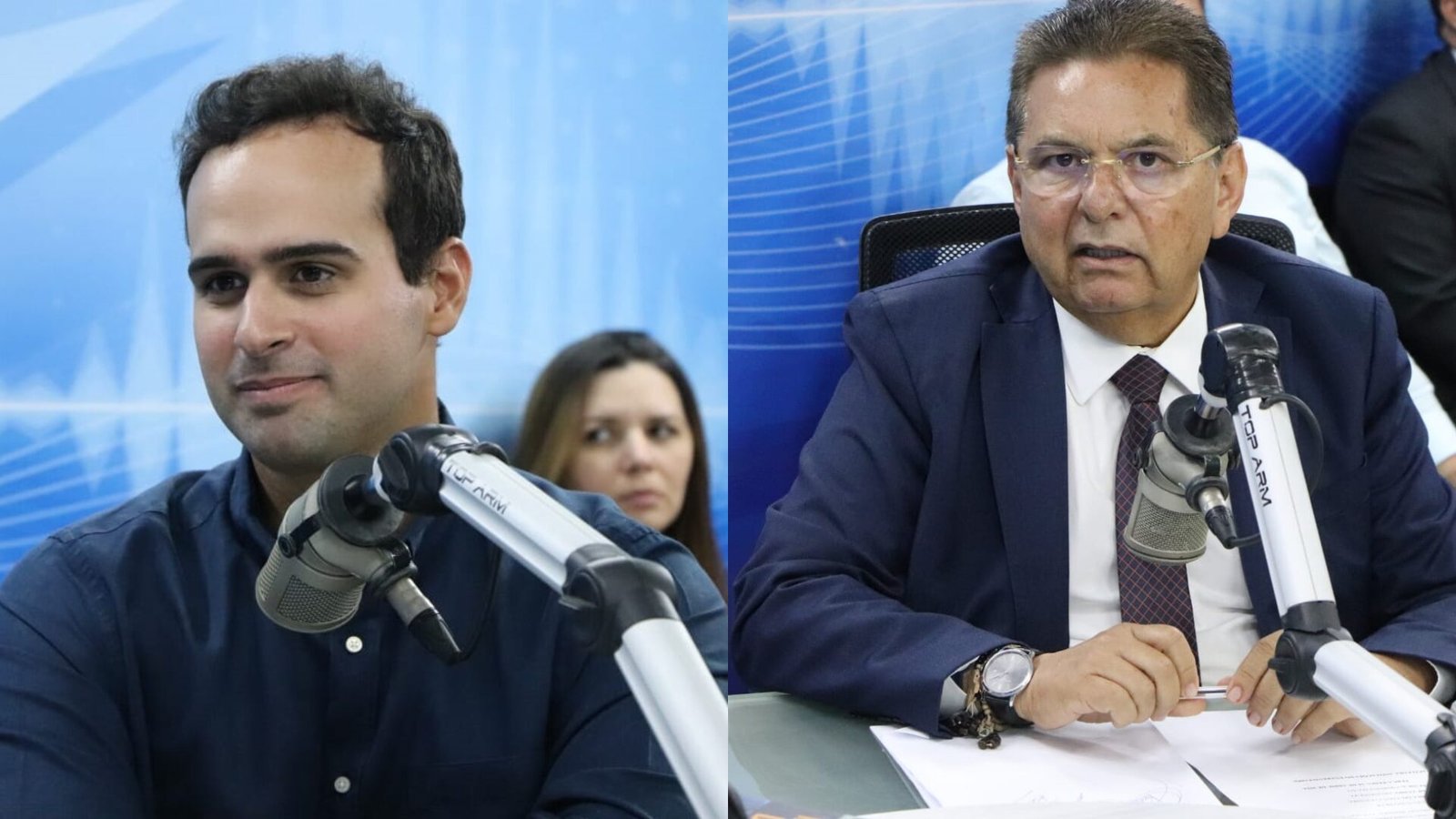 Enquete na Arapuan Campina Grande: Lucas Ribeiro lidera com 85%, seguido por Adriano Galdino, com 8%; confira números