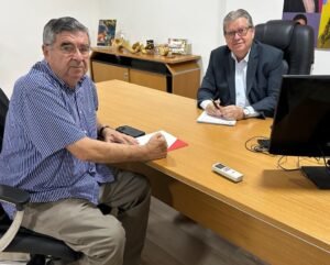 Roberto Paulino participa de reunião com o governador e discute ações para Guarabira e região